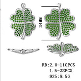 Sterling Silver Semi Mount Pendant Setting Round RD 2x2mm - Syzjewelry